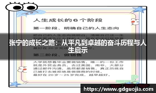 张宁的成长之路：从平凡到卓越的奋斗历程与人生启示